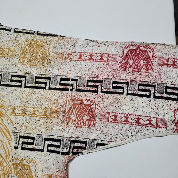 Vintage Native American Shirt Adult XL All Over Print Horse Indian Single Stitch - Picture 6 of 16